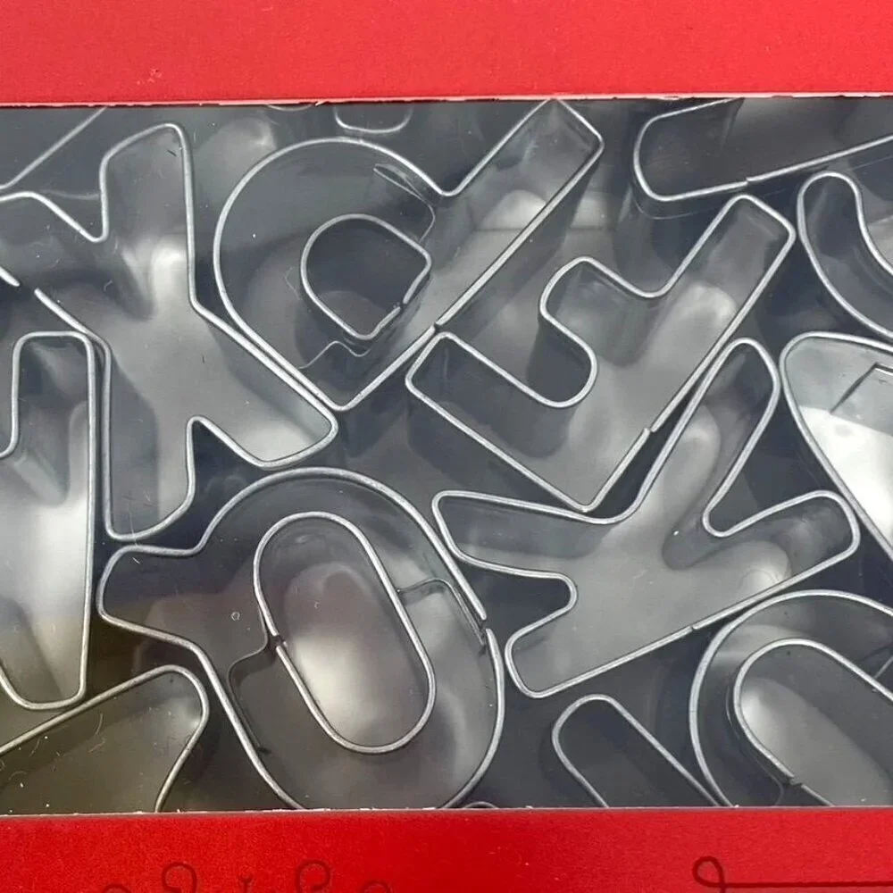Target 26pc Christmas Alphabet Cookie Cutter Set Silver - Wondershop™